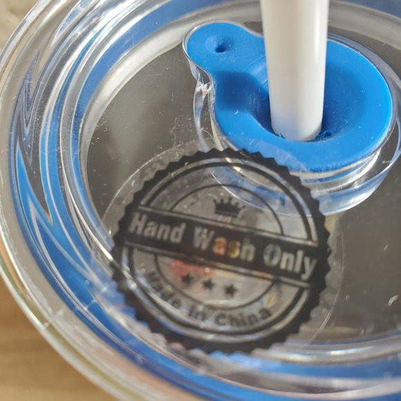 Miffy Stainless Steel Insulated Tumbler Straw Rainbow Stripes 16 oz Kawaii Bunny - Picture 5 of 8